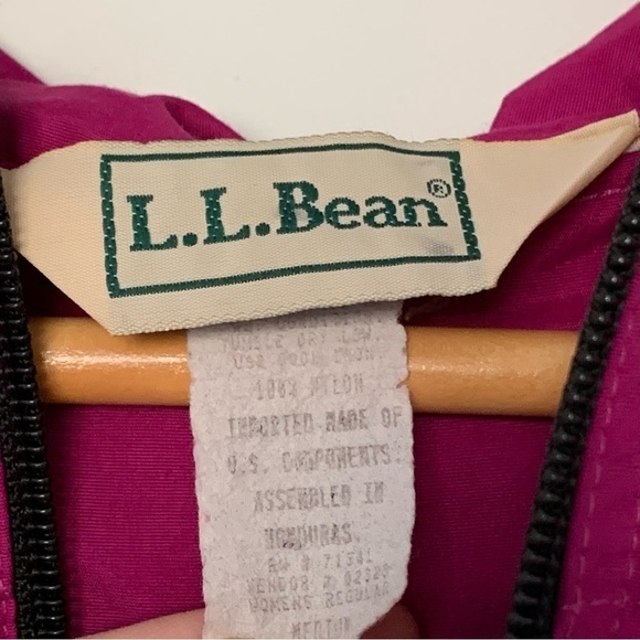 Vintage L.L. Bean 1/4 Zip Anorak Windbreaker Jacket - Picture 5 of 7